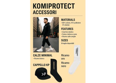 Calzini Minimal Komiprotect Streetwear | Comfort Urbano & Monopattino
